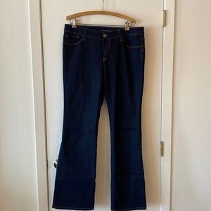 Banana Republic - Dark denim curvy boot cut jean